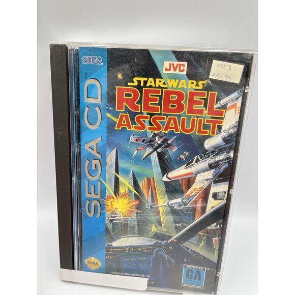 Star Wars: Rebel Assault (Sega CD, 1993) Complete with Manual - Picture 1 of 7